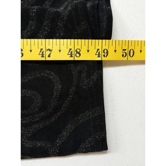 Vintage Jalate Dress Womens Small Black Sheer Maxi Fairy Grunge Whimsigoth Y2K - Picture 9 of 9